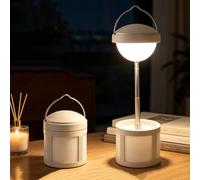 AoLa Lampada da tavolo LED senza fili dimmerabile batteria ricaricabile comando touch e ricarica USB-C Lampada da comodino 2 modalità di illuminazione interni esterni portatile luce notturna, bianca