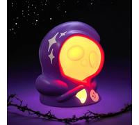 AoLa Luce notturna bambini, luce notturna in silicone a forma di fantasma, 3 colori regolabili lampada con controllo touch ricaricabile tramite USB batterie da 500mAh lampada da comodino,Purple