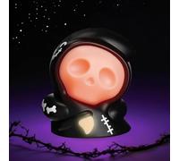AoLa Luce notturna bambini, luce notturna in silicone a forma di fantasma, 3 colori regolabili lampada con controllo touch ricaricabile tramite USB batterie da 500mAh lampada da comodino,Black