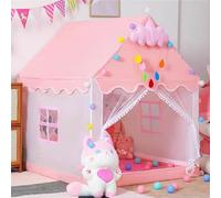 Aolawco Tenda per bambini con luci, casetta giocattolo per interni, principessa, tenda da gioco per bambini, tenda da gioco per bambini, tenda da lettura e sala giochi, per bambini da 3 a 13 anni (47