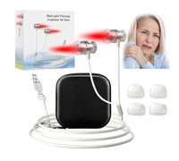 Aolawco Tinnito - Tappi per le orecchie a infrarossi, per terapia con luce rossa, silenzioso, terapia Theralight Pods terapia, tinnito a infrarossi