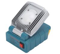 Aolidsive 18V Cordless Work Light, 1000 Alluminio Raffreddamento | Interfaccia batteria universale, testa orientabile a 90°, resistenza all\'acqua e alla polvere IP54, illuminazione del