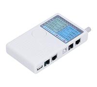Aolidsive 4-in-1 Network Cable Tester, RJ11/RJ45/USB/BNC Tool | dispositivo multifunzione portatile, scansiona la telefonica e coassiale, rileva cortocircuiti aperti, scansione