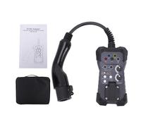 Aolidsive Adattatore per Tester EVSE per Test della Stazione di Ricarica di Veicoli Elettrici, Tester di Tensione Universale con Presa da 4 Mm, Corrente 10 A, Grado di Protezione IP54