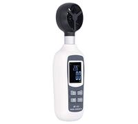 Aolidsive Anemometro, Mini Misuratore Digitale della velocità del, Anemometro Portatile in Plastica con Display LCD, da 0,4 a 30,0 M/s, 5 unità, per Energia Eolica, Uso Nautico all'aperto