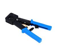 Aolidsive Aolidsive Crimpatrice RJ45 Multifunzionale, Acciaio per Utensili, Versatile per Connettori RJ11 RJ45, Ideale per Appassionati di Networking e Professionisti (ORANGE) (BLUE)