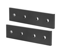 Aolidsive Aolidsive Piastra di Collegamento a 4 Fori, Staffe Piatte in Lega di Alluminio, Fissaggio Robusto per Collegamenti Meccanici, Ideale per Costruire Mobili e Cornici (4040) (3030)