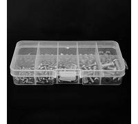 Aolidsive Aolidsive Set di Guarnizioni, Set di Dadi e Bulloni in Acciaio Inossidabile da 240 Pezzi con Dimensioni M2 M2.5 M3 M4 M5 per Progetti Fai da Te e Riparazioni Domestiche