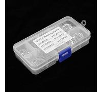 Aolidsive Assortimento di Anelli Elastici in Acciaio Inossidabile da 120 Clamp/Holder a C da 9 Mm a 14 Mm per Applicazioni Automobilistiche e Meccaniche