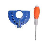 Aolidsive Attacco per Affilatrice per Punte da Trapano Multi Formato per Smerigliatrice Angolare Strumento Smerigliatrice Portatile per Punte da Trapano per Elicoidali da 3-12 Mm (BLUE)