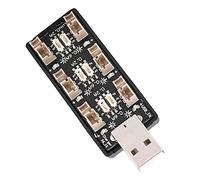 Aolidsive Caricabatterie USB LiPo a 6, Commutabile 3.8V 4.35V | Modulo intelligente indipendente a sei slot, corrente selezionabile da 0,2 A 0,6 A, indicatori di avanzamento LED, ingresso