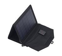 Aolidsive Caricatore a Pannello Solare, Kit Pannello Solare Pieghevole in Polisilicio 10,5W con Uscita USB 5V, Caricatore Portatile a 3 Schede per Viaggi all'Aperto Utenti con Fotocamera per