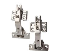 Aolidsive Cerniera Speciale da 135 Gradi per Porte dell'armadio Ad Angolo, Chiusura Ammortizzata, Confezione da 2 per ante Pieghevoli dell'armadio della