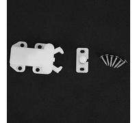 Aolidsive Chiusure per Porte a Rimbalzo Chiusure per Porte Autobloccanti in Nylon 6 Set Bianco 2,4 X 1,6 X 0,7 Pollici per Armadi Senza Maniglie Cassetti Accessori Hardware per Mobili (Bianco Latteo)