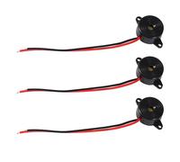 Aolidsive Cicalino Piezoelettrico, Suono Attivo, Sirena Elettronico Alimentato in CC con Adattamento di Impedenza, per Computer, Stampanti, Fotocopiatrici, Giocattoli Elettronici