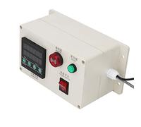 Aolidsive Contatore Digitale di Lunghezza a 6 Cifre 1-999999 Misuratore a Ruota a Rulli a Doppio relè con Allarme Preimpostato e Ripristino Automatico per Fabbriche di Tessuti per Stampa