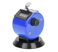 Aolidsive Contatore Manuale Berm, Plastica ABS, Contatore Meccanico a 4 Cifre per Il Conteggio del Traffico e la Partecipazione alle Conferenze (Blue)