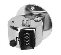 Aolidsive Contatore Manuale, Strumento di Conteggio Manuale a 4 Cifre in Acciaio Inossidabile, con Design a Mini Fibbia, per Il Conteggio delle Merci Dell'inventario Dell'officina e Le