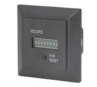 Aolidsive Contatore Orario Digitale, 0-999999H Timer 72x72mm | Timer Industriale ABS, 100-240VAC, Precisione ±0,01, Funzione Reset, Montaggio a Pannello