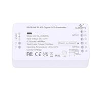 Aolidsive Controller per Strisce LED WiFi APP Controllo Sincronizzazione Musicale Controller per Strisce LED con Microfono Oltre 100 Effetti di Luce Dinamici per la Decorazione Domestica