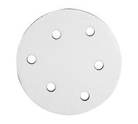 Aolidsive Cuscino in Spugna Morbida da 125 Mm, Resistente Alle Vibrazioni e Alla Riduzione del Rumore, con Fondo Adesivo Magico, per Levigatrice Pneumatica Ed Elettrica (5 pollici 6 fori)