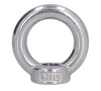 Aolidsive Dado di Sollevamento Filettato, Dado di Sollevamento in Acciaio Inossidabile per Gru Industriali, Golfare per Carichi Pesanti per Applicazioni Marine (M10)