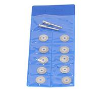 Aolidsive Disco Abrasivo Tondo, Dischi da Taglio in Materiale Sintetico per Legno e Metallo, Set da 10 Pezzi per Utensili Elettrici e Progetti Fai-da-te (16mm)