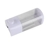 Aolidsive Dispenser per Lozione Shampoo Liquido da 500 Ml, Design in Plastica con Montaggio a Parete, Rimovibile per un Facile Riempimento, Perfetto per il Bagno e l'uso in Hotel