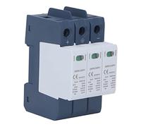 Aolidsive Dispositivo di Protezione da Sovratensione 3P DC 1000V 40KA Dispositivo di Protezione da Sovratensione Fotovoltaica con PC Custodia Ignifuga Installazione su Guida DIN per Sistemi di