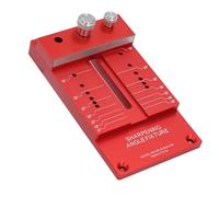 Aolidsive Dispositivo per l'affilatura dell'angolo, Strumento Guida per Coltelli in Lega di Alluminio per Scalpelli per la Lavorazione del Legno con Controllo Preciso e Facile Installazione