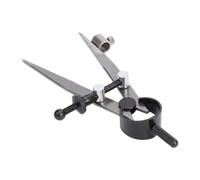 Aolidsive Divisore Ad Ala Compasso Divisore a Molla in Pelle Regolabile con Serratura Pinza Divisoria a Molla con Portapenne Acciaio Ad Alto Tenore di Carbonio 4 Pollici Raggio Massimo