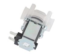 Aolidsive Elettrovalvola di Tipo N/C Normalmente Chiusa da 1/4 di Pollice, Valvola di Controllo Dell'ingresso Dell'acqua in Plastica DC 24V con Struttura Compatta, per Purificatore
