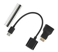Aolidsive Expansion Board, 3-in-1 Micro USB to GPIO Pin Kit | Lettore USB e interfaccia display HD, hub connettori ABS, header a 40 pin, per build portatili a W, console di gioco retrò