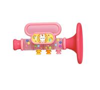 Aolidsive Giocattolo a Tromba per Bambini, Strumento Musicale per Bambini Simpatico Cartone Animato con Colori Vivaci, Giocattolo per l'educazione Precoce per di età Compresa tra 1 e 3 Anni (PINK)