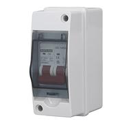 Aolidsive Interruttore Automatico, Interruttore di Isolamento 2P 1000 V CC 6 A con Scatola Impermeabile IP65, MCB Compatto per Solare Fotovoltaico, Installazione Rapida, Protezione del Circuito