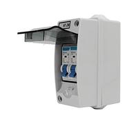 Aolidsive Interruttore Automatico Miniaturizzato, Interruttore Differenziale 2P 230 V 6 A 32 A, MCB in Plastica Ignifuga con Forte Potere di Interruzione per Scatola di Distribuzione Elettricisti