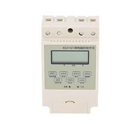 Aolidsive Interruttore Orario Digitale Programmabile Timer di Controllo relè Elettronico ABS 25A 8 10 16 Programmi da 1 Minuto a 168 Ore Montaggio su Guida DIN per Illuminazione Pompa Officina