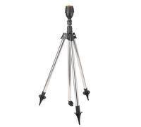 Aolidsive Irrigatore a Treppiede Rotante, Irrigatore a Impatto Resistente a 360 Gradi su Base a Treppiede Regolabile per l'irrigazione del Prato e del Giardino