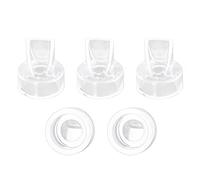 Aolidsive Kit di Sostituzione della Valvola a Becco d'anatra da 5 Pezzi Valvole per Pompa per Bambini Trasparenti in Silicone Alimentare per Accessori per Pompe per Bambini
