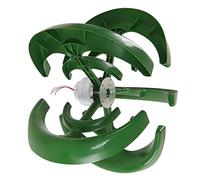 Aolidsive Kit Generatore Eolico Ad ASSE Verticale Generatore Eolico 12V 24V 300W a Forma di Zucca 5 Pale con Controller per Uso Domestico Agricolo Marino Fuori Rete (200W)