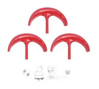 Aolidsive Kit Generatore Eolico Ad Assi Verticali da 300 W Kit di Energia Eolica a Basso Rumore da 62 Db con Flangia per Lampione Esterno Fuori Rete