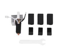 Aolidsive Kit Hotend di Ricambio per Stampante 3D Carbon Kit Hot End Estrusore Ugello da 0,6 Mm con Manicotto in Silicone e Spazzola