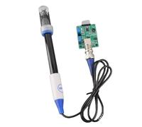 Aolidsive Kit Modulo Sensore Sonda Elettrodo, Materiale PCB e ABS, Rilevamento del Valore PH in Tempo Reale, Adatto per Acquari e Laboratori