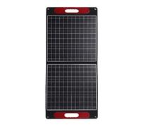Aolidsive Kit Pannello Solare Portatile da 100 W, Tecnologia Monocristallina, Doppie Uscite USB, Ideale per Campeggio e Viaggi, Design Pieghevole per Riporlo Facilmente