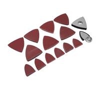 Aolidsive Kit Platorello Oscillante per Utensili, Materiale ABS, Disco Triangolare con 100 Carte Abrasive, Ideale per Lavori di Lavorazione del Legno e Finitura