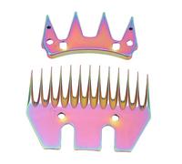 Aolidsive Lame per Cesoie per Pecore 13 Denti di Ricambio per Denti Dritti per Taglialana Elettrici Capre con Acciaio Ad Alto Tenore di Carbonio per un Taglio Accurato di Lunga Durata