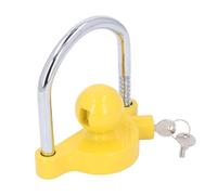 Aolidsive Lucchetto per Gancio di Traino a Forma di U, Lucchetto per Gancio Regolabile per Carichi Pesanti con 11 Posizioni, Sicurezza Antifurto per Traino per Ganci per Rimorchio da 50 Mm