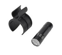 Aolidsive Luce per Pistola a Spruzzo per Vernice di Illuminazione Portatile Universale per Vernice Spray con Materiale in Alluminio ABS Alimentato a Batteria per Pistole per Colla Progetti Fai da