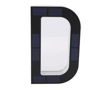 Aolidsive Luce Solare per Lettere Domestiche con Funzione di Rilevamento Automatico per Display Moderno per Indirizzi Insegna Luminosa a LED Nera da 9" per Uso Esterno