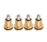 Aolidsive Manopola per Joystick in Ottone 4 Pezzi Ricambio Guarnizione in Gomma con Asta Operativa, Costruzione Durevole Ad Alta Durezza per Escavatore ZAX120 5